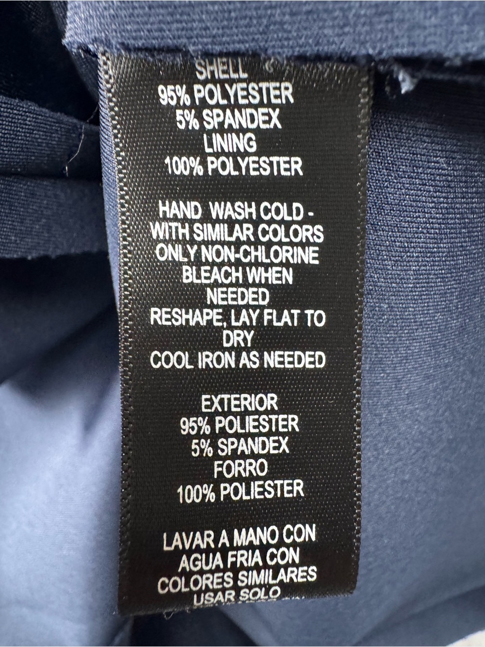 Jessica Howard Women's Sleeveless Portrait Collar Gown Navy Size 10 - Picture 16 of 16